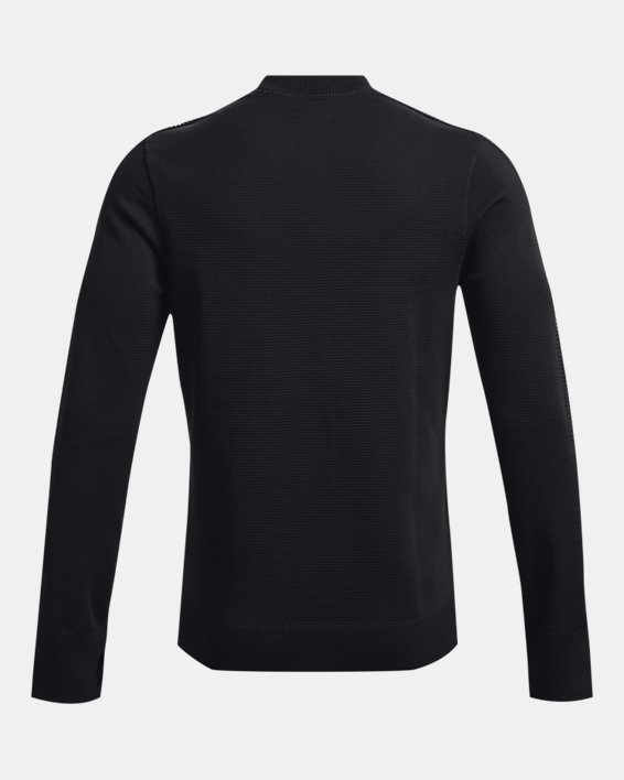 Men's UA IntelliKnit Run Sweater, Black, pdpMainDesktop image number 6